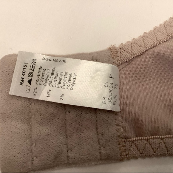 Empreinte Seamless Melody Bra 34F Caramel - Picture 4 of 4